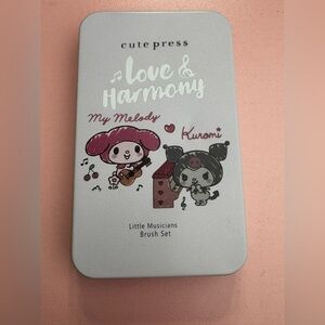 Sanrio Makeup Brush Set – My Melody & Kuromi